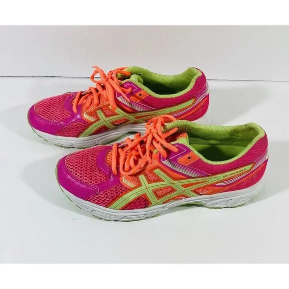 Asics Shoes Gel Contend 3 Neon Pink Womens Size 7 Athletic Running C566N - Picture 2 of 12